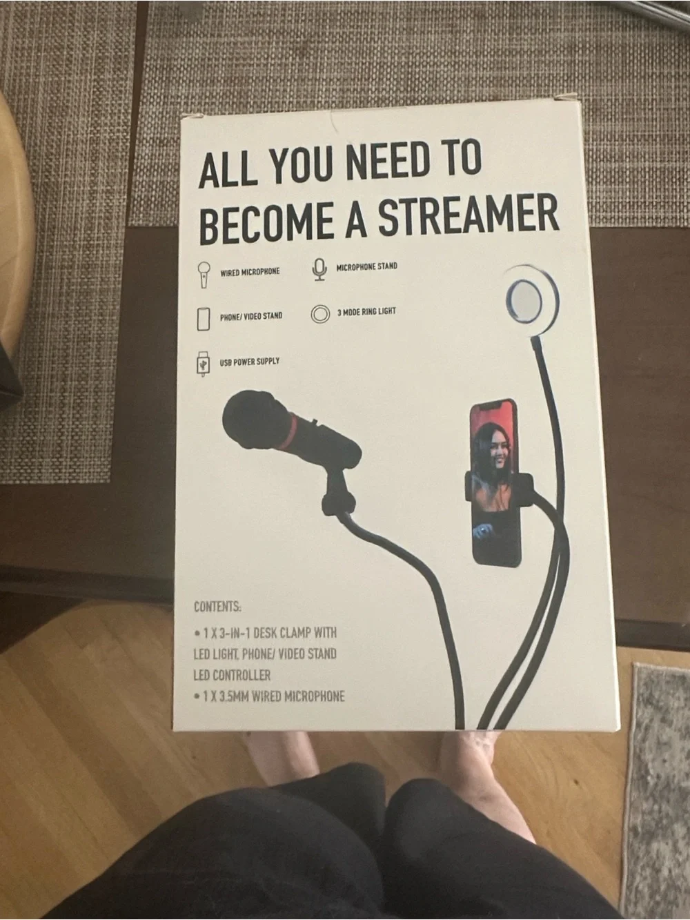 iJoy Stream 3-in-1 Social Media Kit - Black